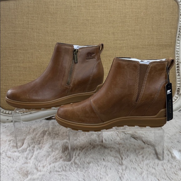 SOREL Evie II Waterproof Wedge Bootie (Women) | Nordstromrack Sorel | Evie II Zip Wedge Booties, Size 9 NWT
